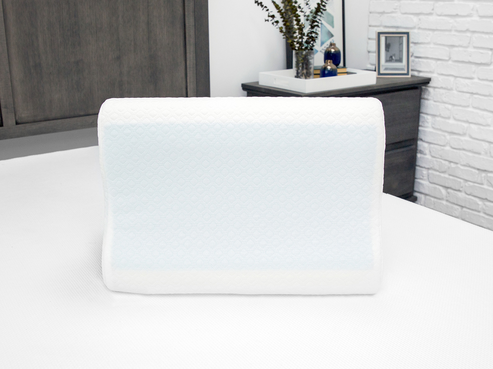 SensorPEDIC Gel-Overlay Memory Foam Contour Pillow